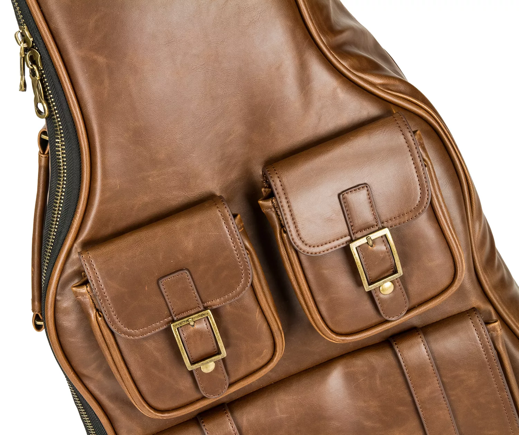 Deluxe Leather Acoustic Dreadnought Guitar Bag – Matt Brown