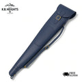 Handcrafted Navy Blue Leather Rifle Case — Premium Gun Slip