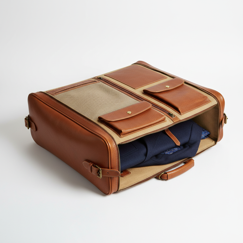 Leather Suit Carrier - Interior