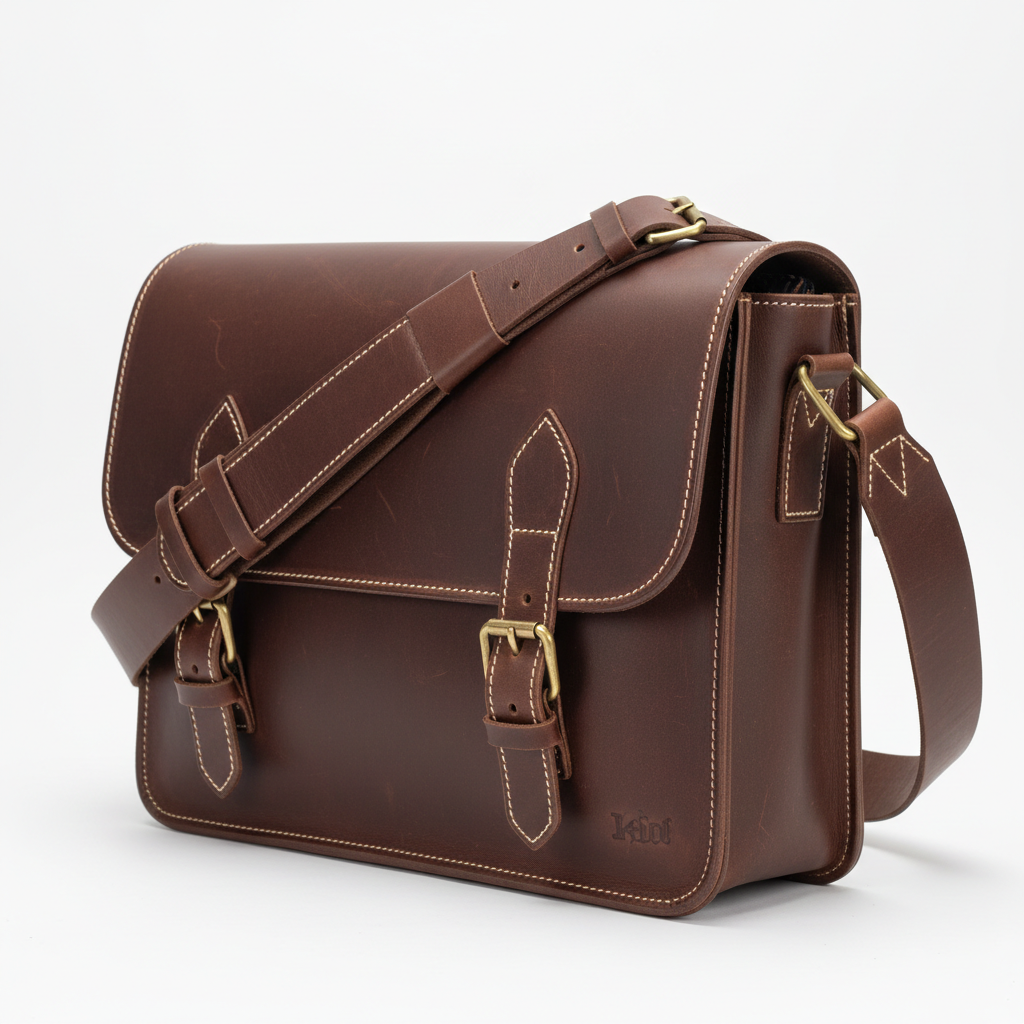 Premium Leather Messenger Bag